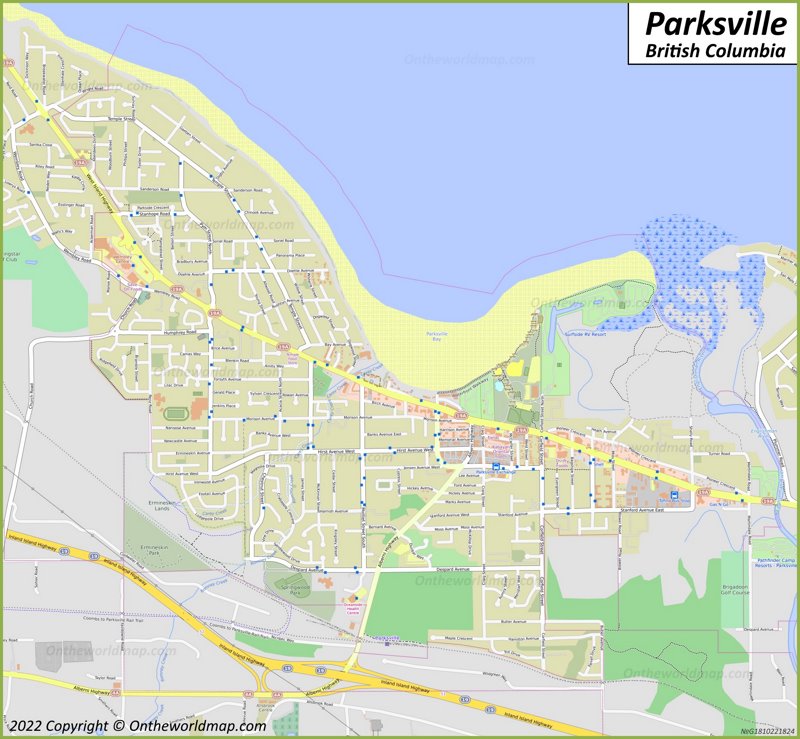 Detailed Map Of Parksville Max 