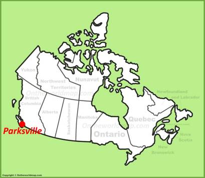 Parksville Location Map