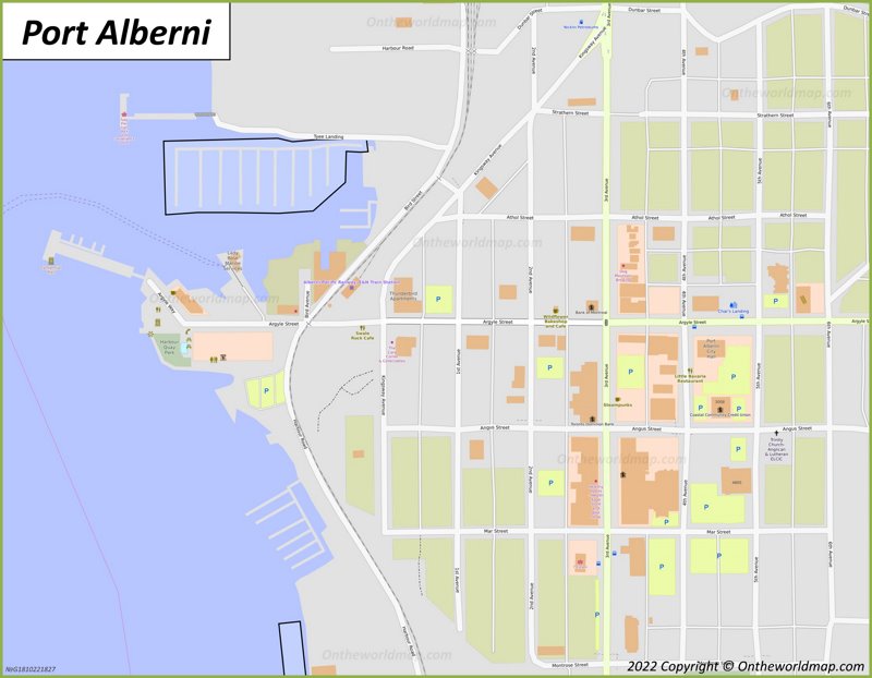 Port Alberni Map | British Columbia, Canada | Detailed Maps of Port Alberni