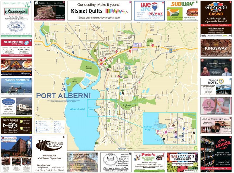 Port Alberni Map | British Columbia, Canada | Detailed Maps of Port Alberni