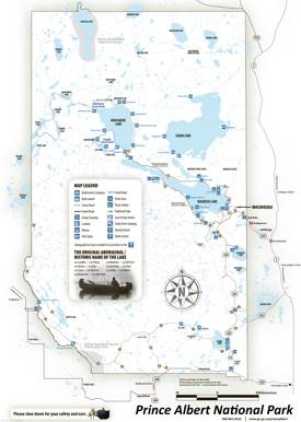 Prince Albert National Park Map