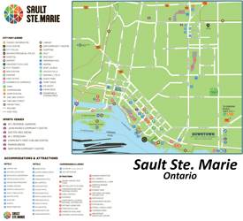 Sault Ste. Marie Tourist Map