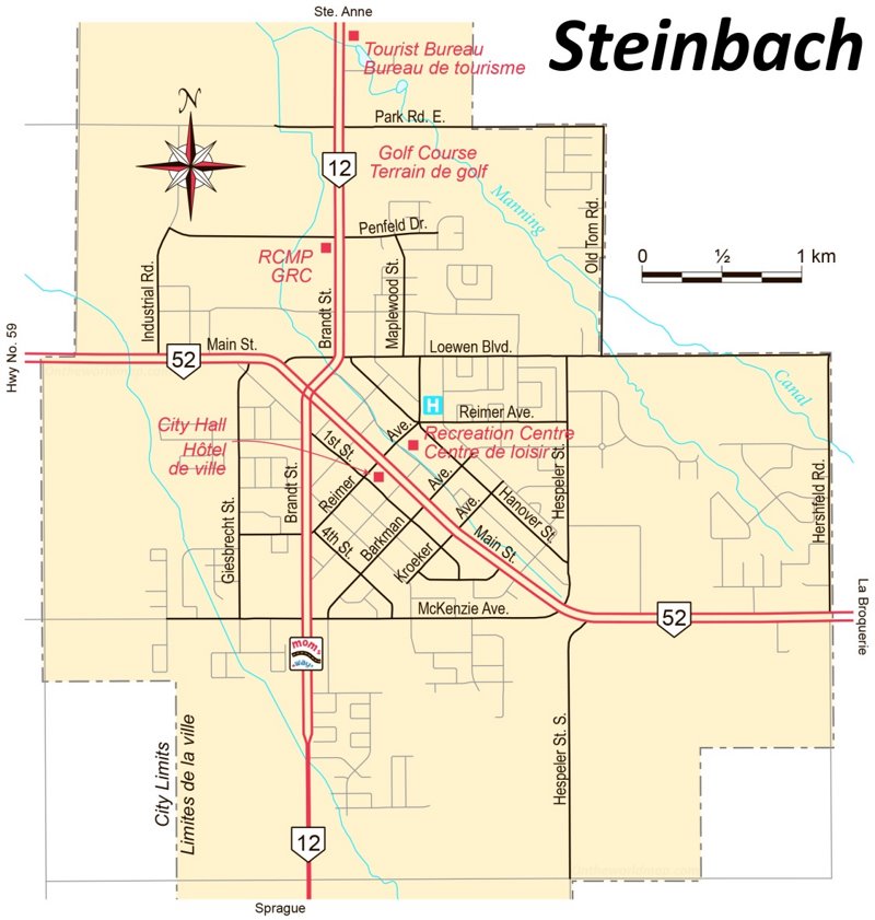 Steinbach Road Map