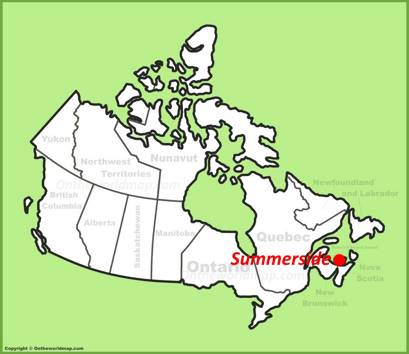 Summerside Location Map