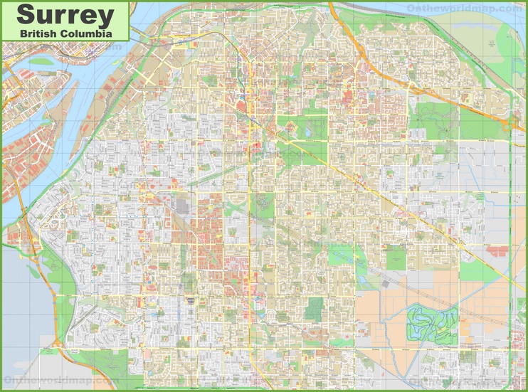 University Of Surrey Map