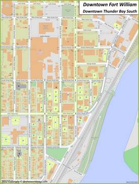 Downtown Fort William Map