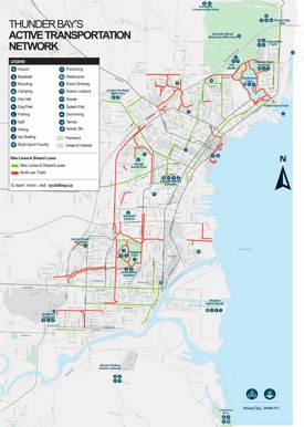 Thunder Bay Trails Map