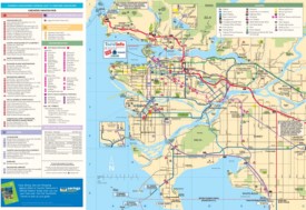 Greater Vancouver tourist map