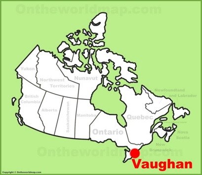 Vaughan Location Map