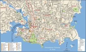 Victoria tourist attractions map