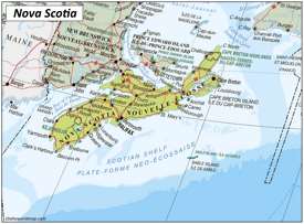 Nova Scotia national parks map