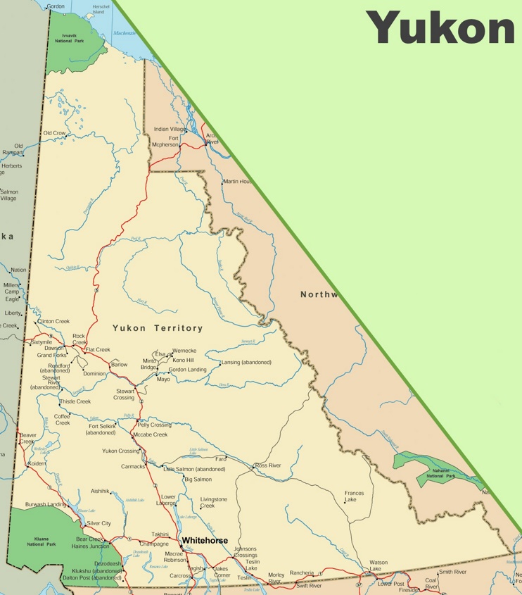 Yukon road map