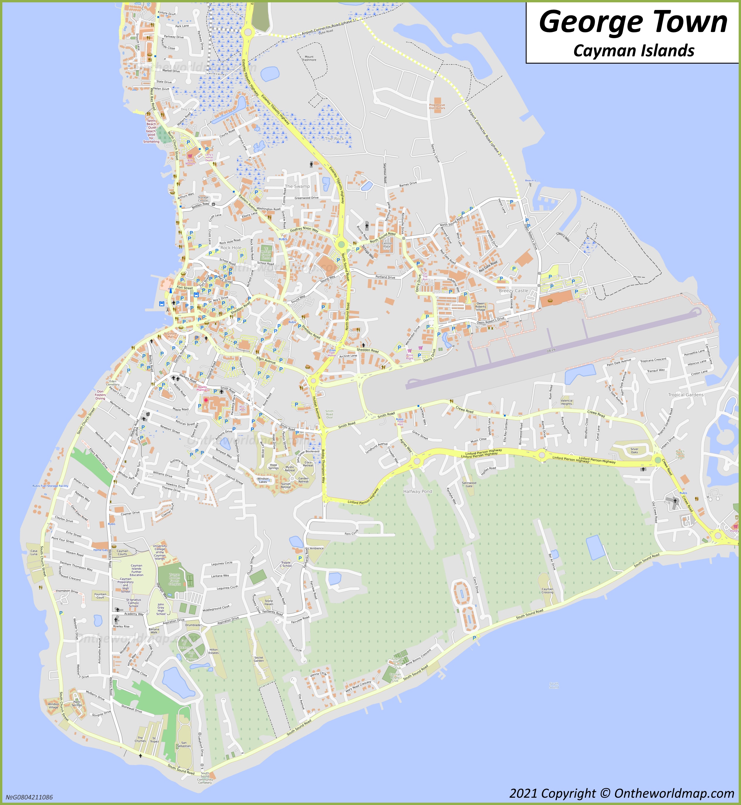 Map of George Town