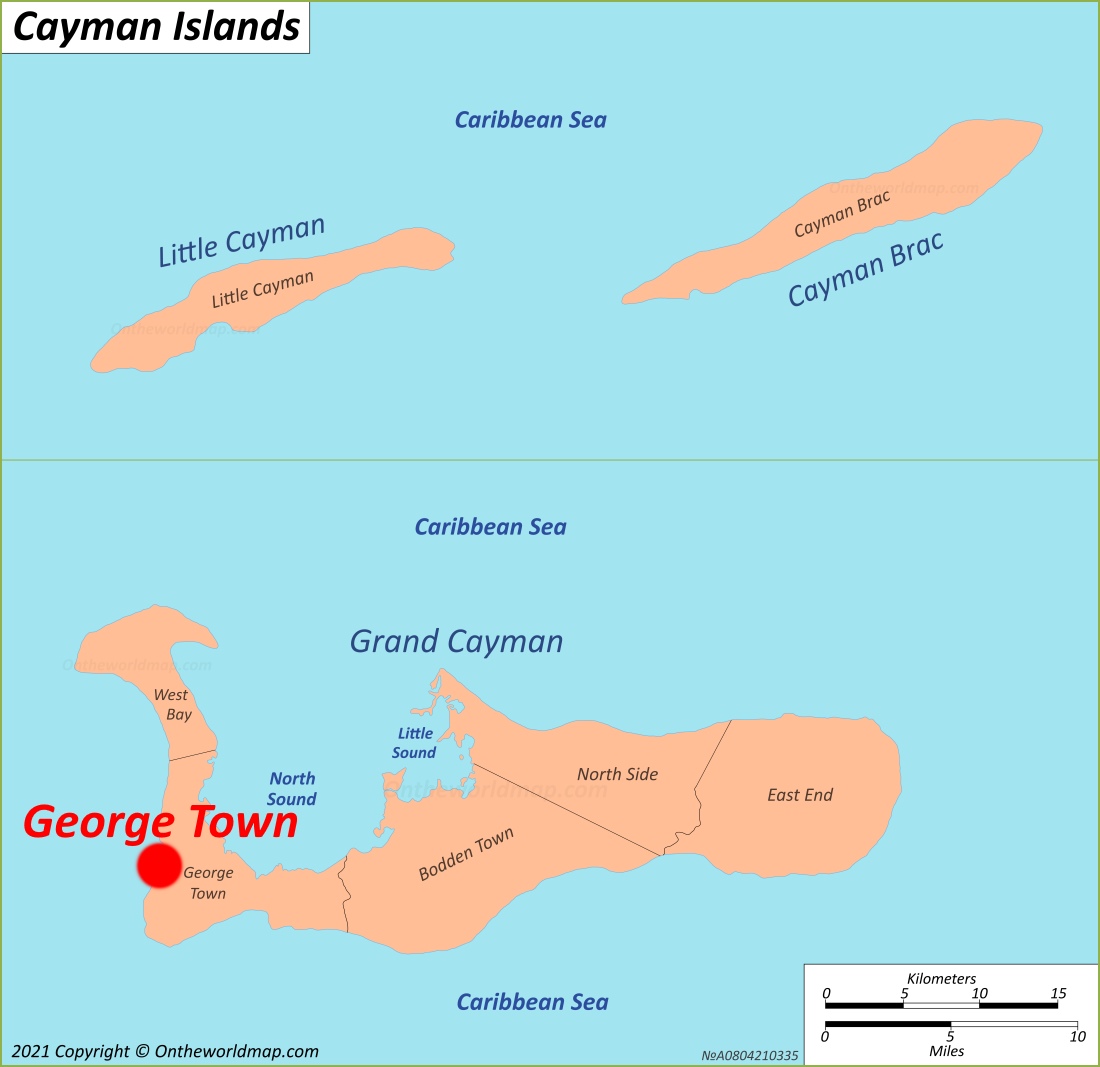 George Town Location Map
