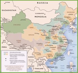 China political map
