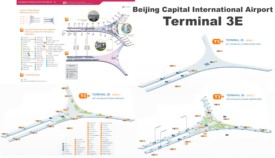 Beijing Capital International Airport terminal 3E map