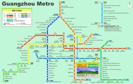 Guangzhou metro map