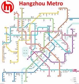 Hangzhou metro map