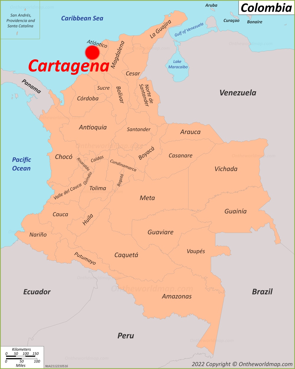 Cartagena Localización Mapa
