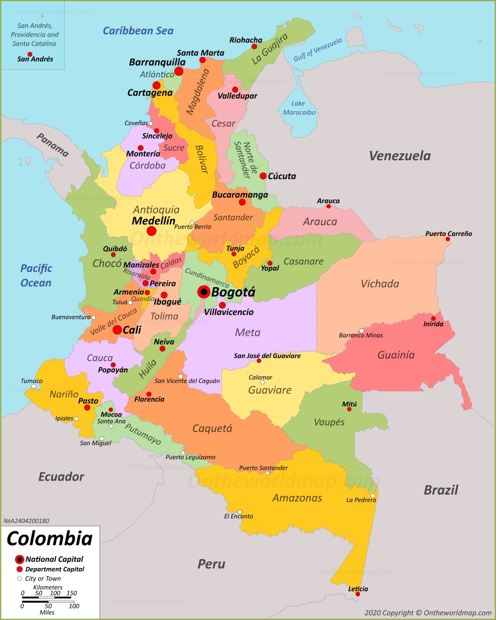 Colombia Maps | Maps of Colombia