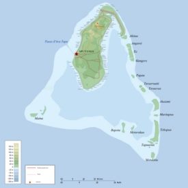 Aitutaki map