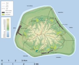 Mangaia map