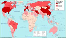 World Coronavirus Map 10 April 2020