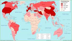 World Coronavirus Map 14 April 2020