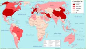 World Coronavirus Map 6 April 2020