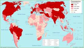 World Coronavirus Map 12 May 2020