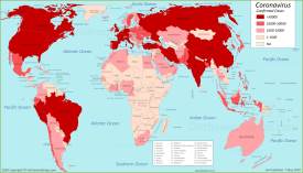 World Coronavirus Map 7 May 2020