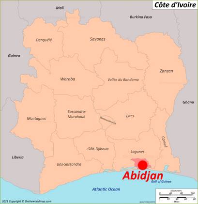 Abidjan Map | Côte D'Ivoire | Detailed Maps Of Abidjan