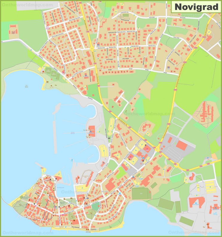 Large detailed map of Novigrad