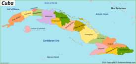 Cuba Provinces Map
