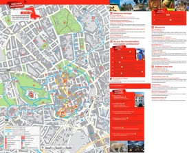 Brno sightseeing map