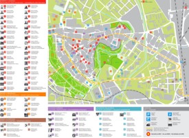 Olomouc tourist map