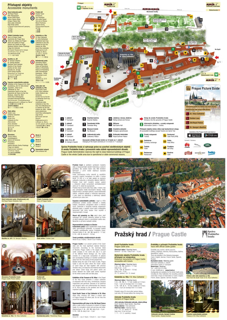 Prague Castle Map Ontheworldmap