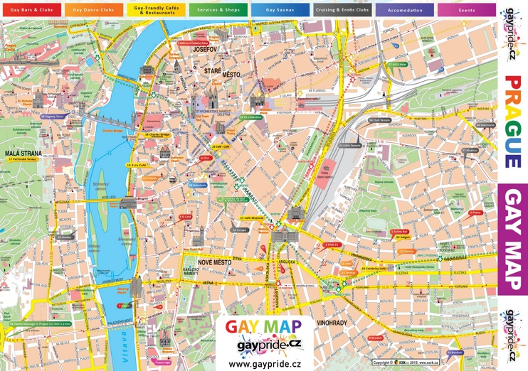 Prague gay map