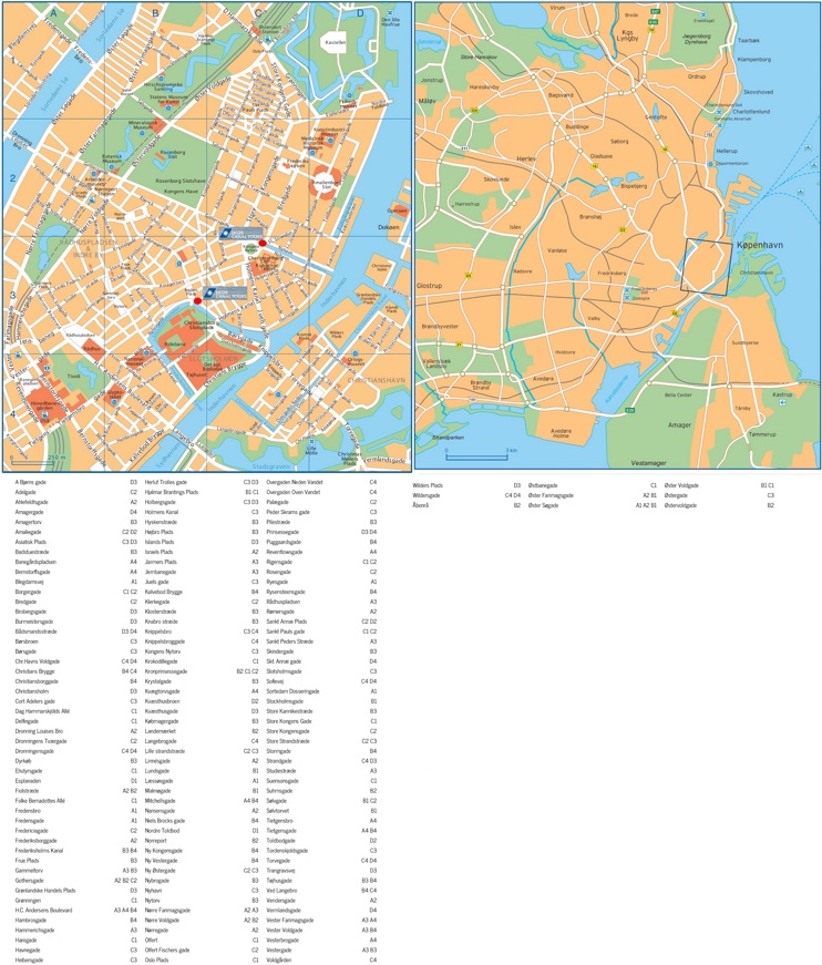 Copenhagen street map