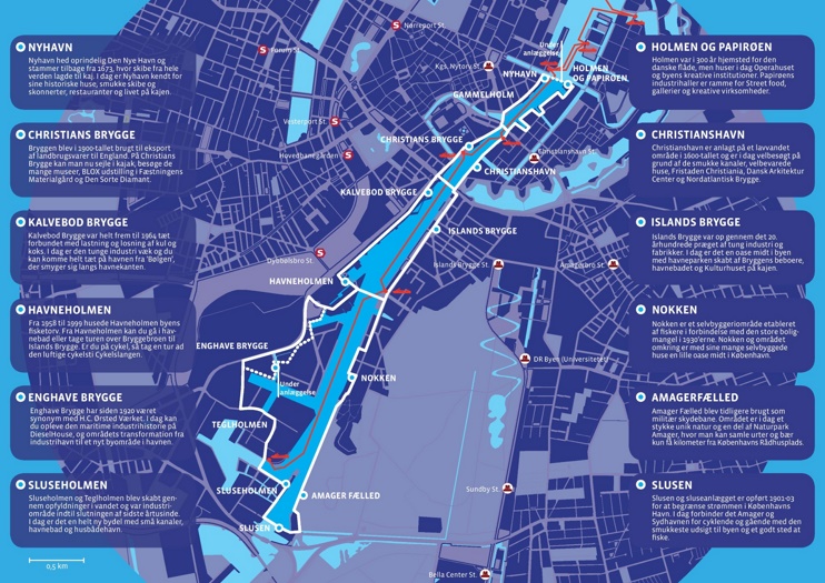 Copenhagen waterbus map