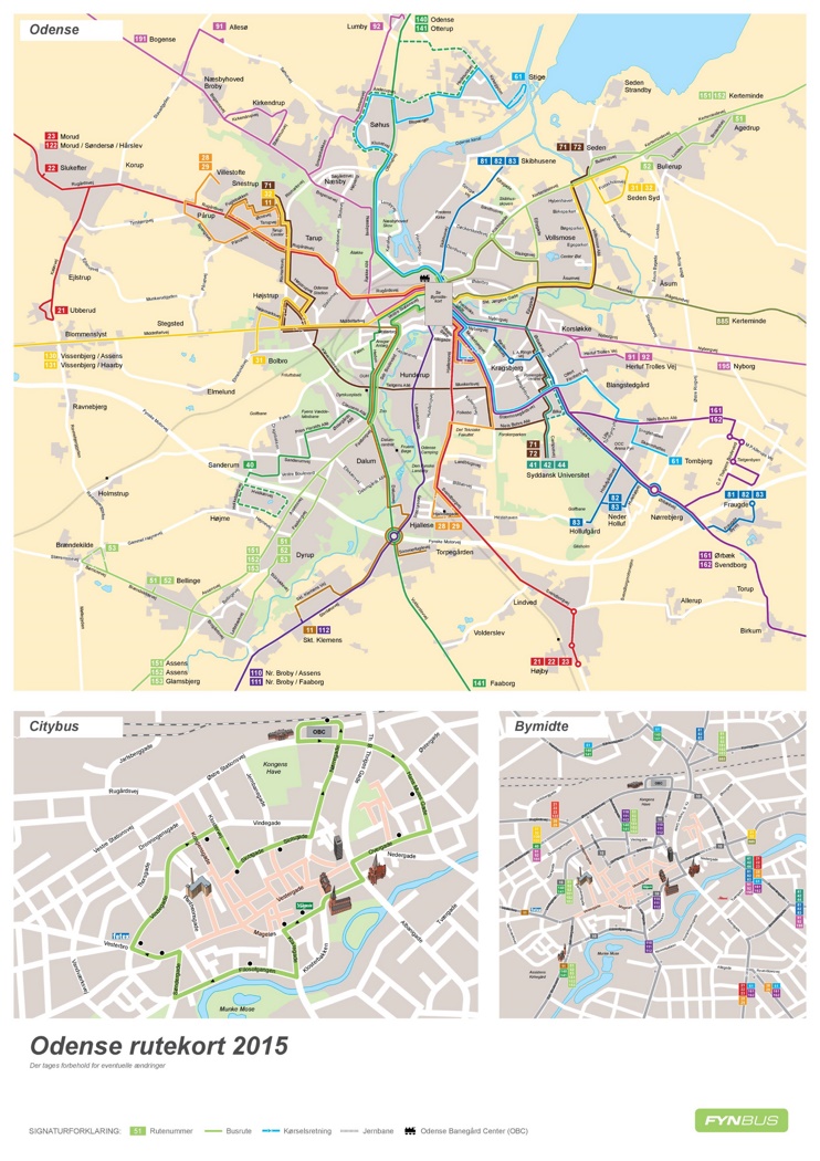 Odense transport map