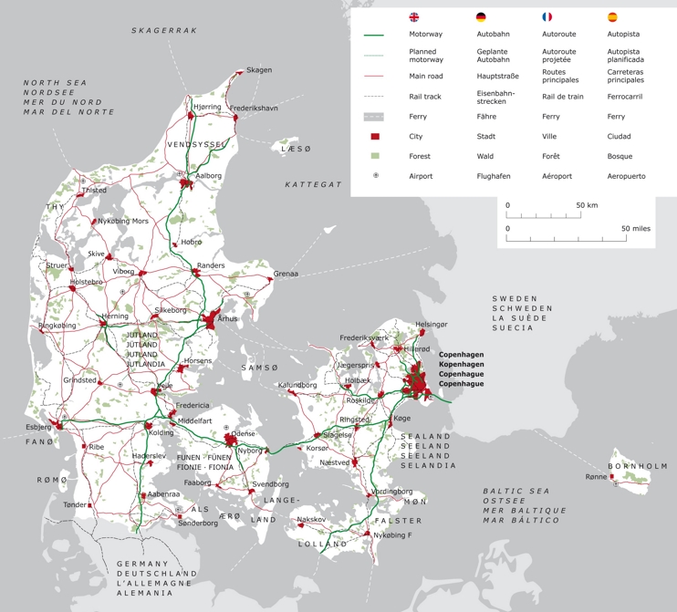 Denmark road map