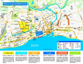 Santo Domingo shopping map