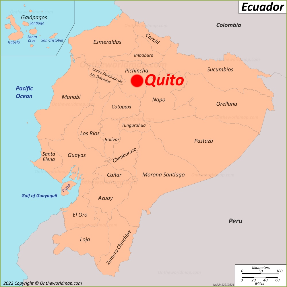 Quito Localización Mapa