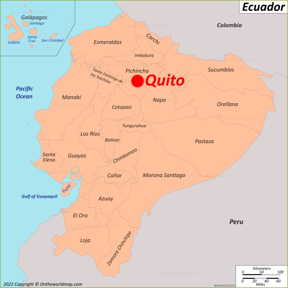 All 30+ Stock Images where is quito ecuador on a map Superb