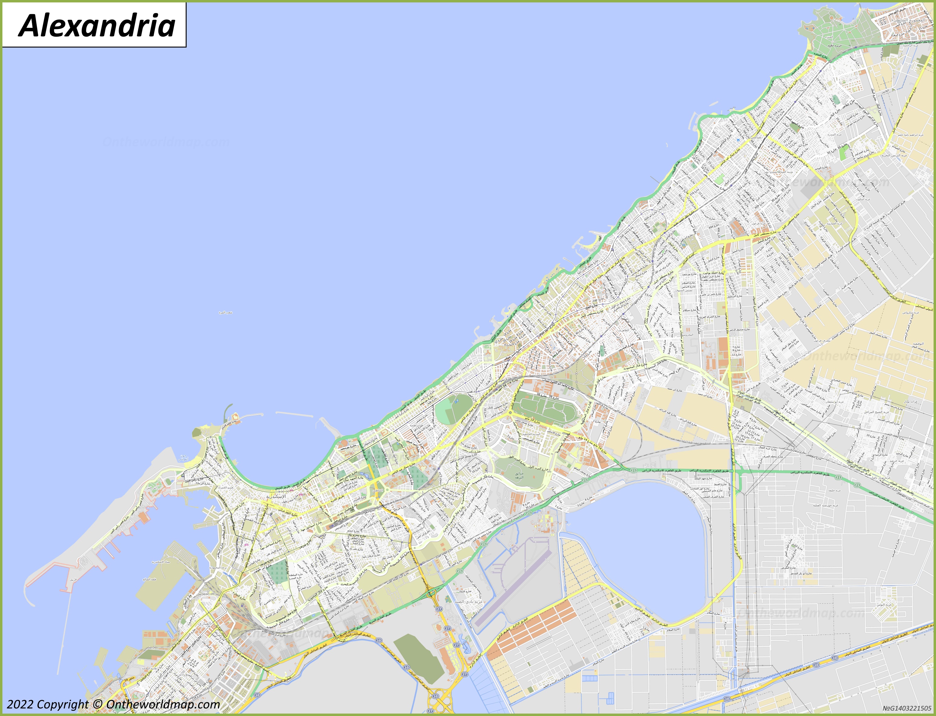 Map of Alexandria