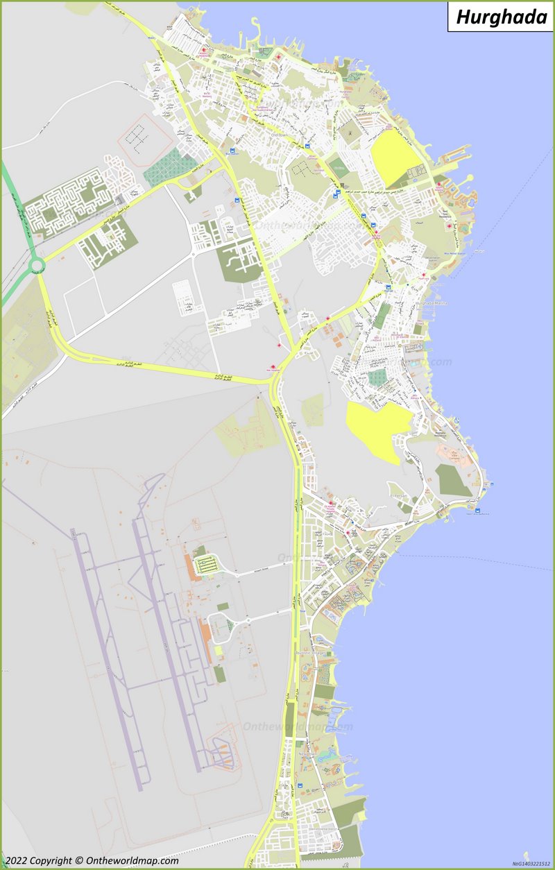 Map of Hurghada