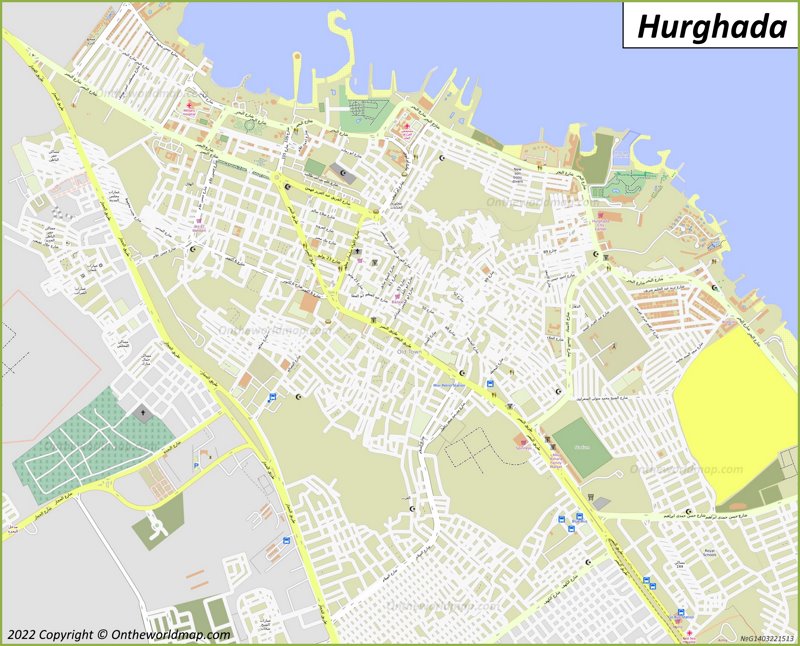 Hurghada Map | Egypt | Discover Hurghada with Detailed Maps