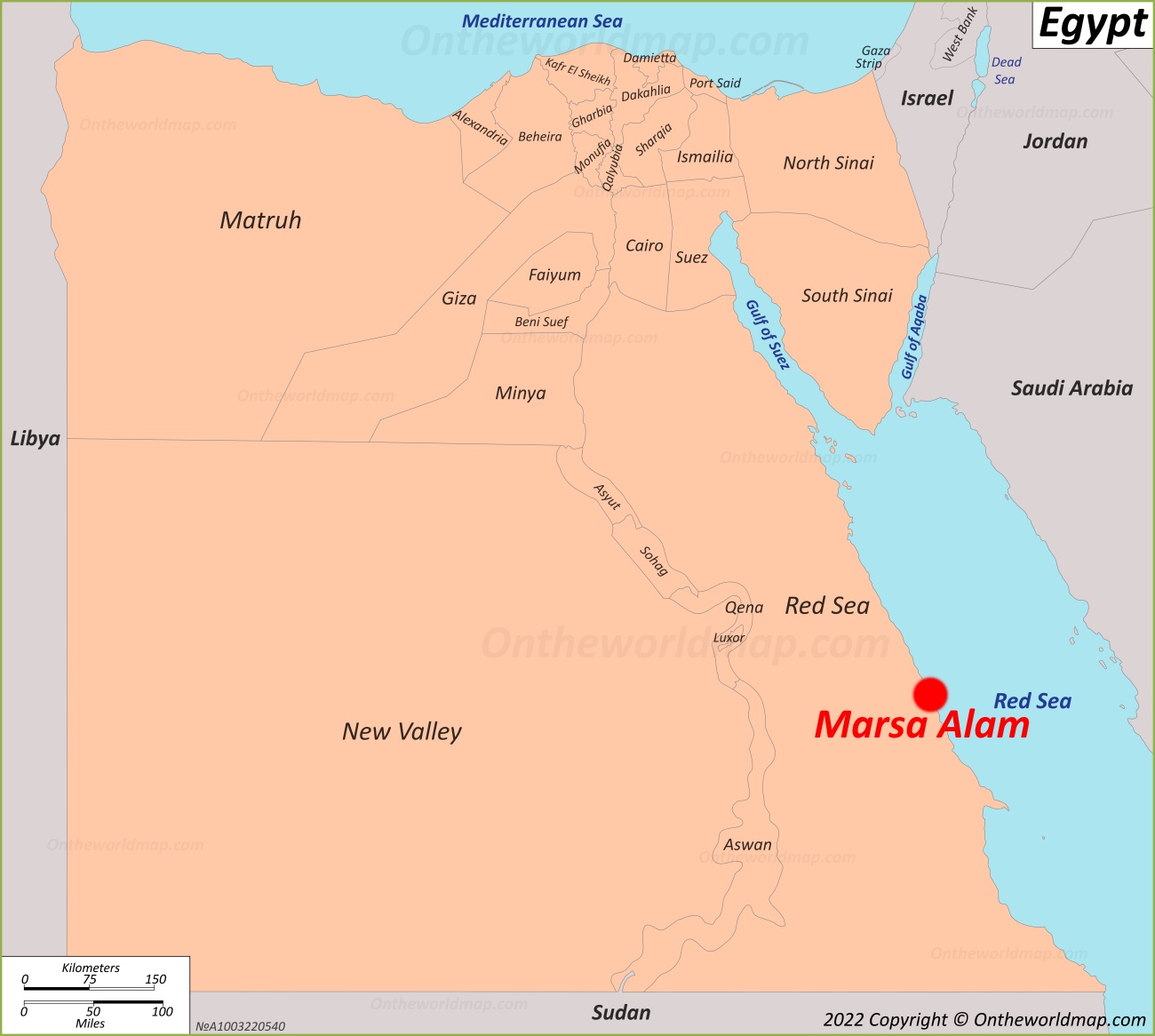 marsa alam map