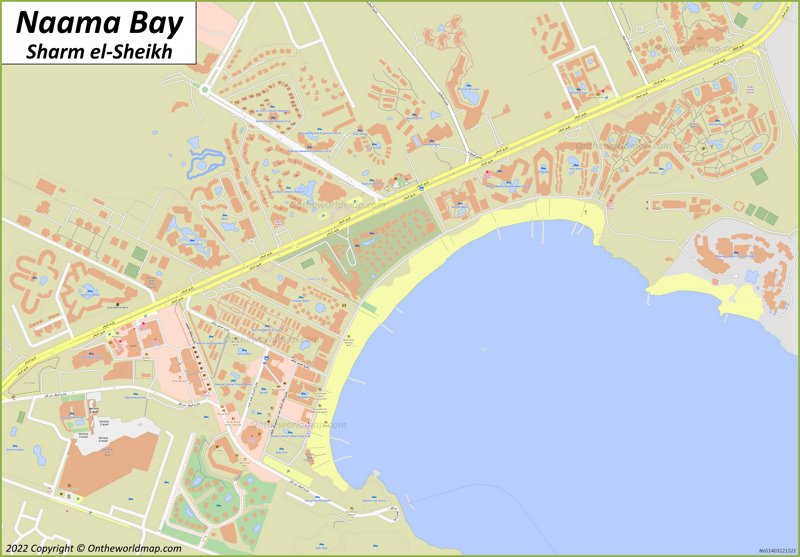 Naama Bay Map